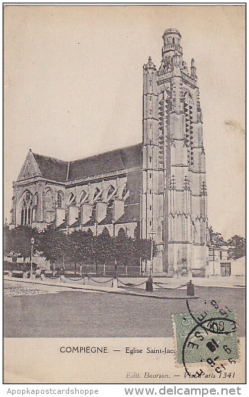 France Compiegne Eglise Saint-Jacques 1918