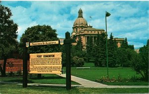 VINTAGE POSTCARD FORT EDMONTON ALBERTA