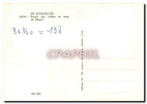 Postcard Modern Roussillon Route ridges and coastal views