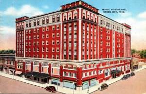 Wisconsin Green Bay Hotel Northland 1940