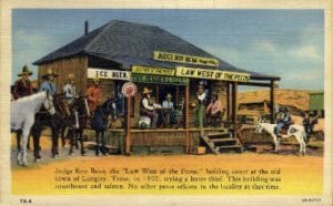 Judge Roy Bean - Langtry, Texas TX  