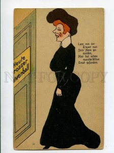 3068420 Crying WIDOW near Door Vintage COMIC pc