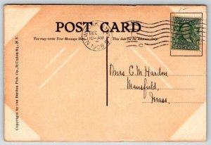 Wanted a Mate - Women on Boat  1908  Postcard