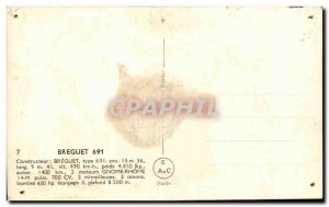 Old Postcard Breguet Plane