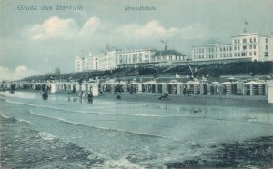 Germany Gruss aus Borkum Strandhotels Vintage Postcard 08.26