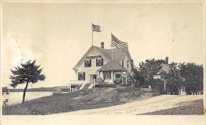 Bradford MA Hotel Germania Signed J. A. Cushman Real Photo RPPC Postcard