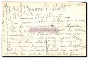 Postcard Old Customs Customs Montreux Chateau Bridge and coffee of & # 39anci...