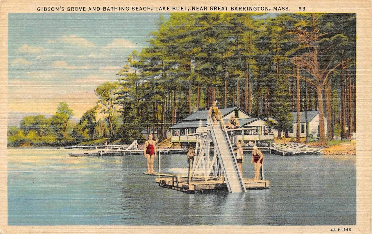 GREAT BARRINGTON, MA Massachusetts GIBSON'S GROVELAKE BUEL SlideDock