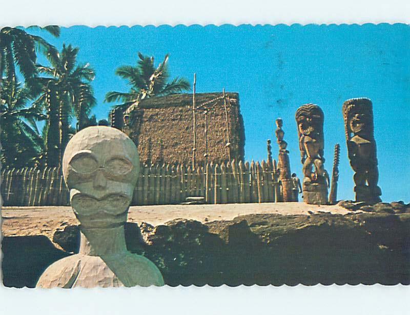 Pre-1980 MUSEUM SCENE Hoonaunau Hawaii HI ho9699