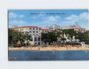 Postcard Hotel Buena Vista and Cottages Biloxi Mississippi USA North America