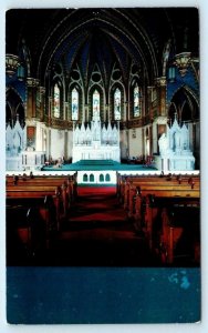 LOS ANGELES, California CA ~ Main Altar CHURCH of ST. AGNES ca 1960s Postcard