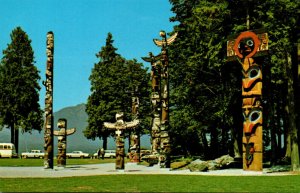 Canada Vancouver Stanley Park Totem Poles