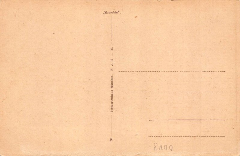 Germany Garmisch mit Zugspitze Mountain vintage postcard