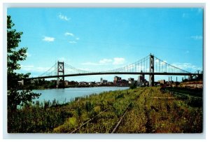 c1960's The High Level Bridge Toledo Ohio OH Unposted Vintage Postcard 