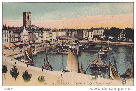 Sailboats, Le Port Et Le Quai Duperre, La Rochelle (Charente Maritime), Franc...