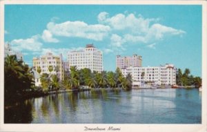 Florida Miami Downtown From Miami River 1961
