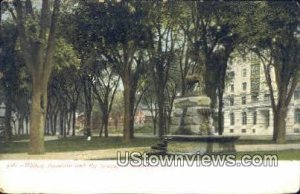 Welton Fountain and the Green - Waterbury, Connecticut CT  