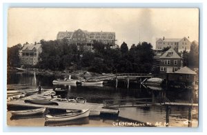 Christmas Cove South Bristol ME Maine Real Photo RPPC Postcard (FS4)