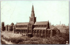 1905 Glasgow Cathedral Scotland Parish Church Oldest in Mainland Posted Postcard