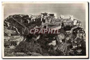 Old Postcard Monaco Rocher