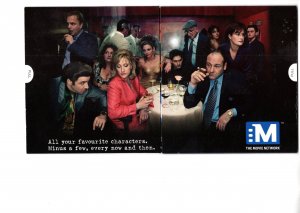 The Sopranos, TV Show, Movie Network, Eastlink Advertising, Pullout Postcard,