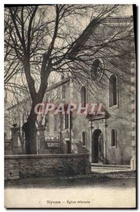 Postcard Old Reformed Church Nyons