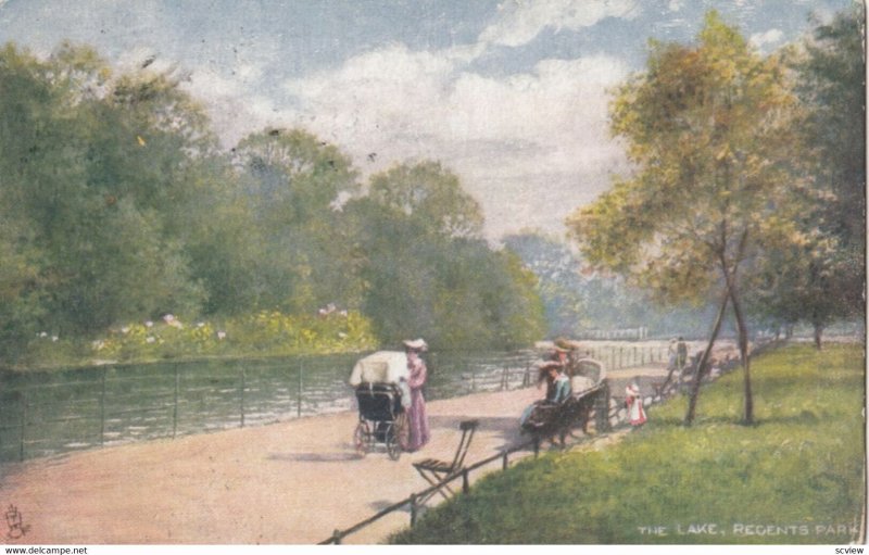 Regent's Park, England, 1900-10s; The Lake; ; TUCK 7194