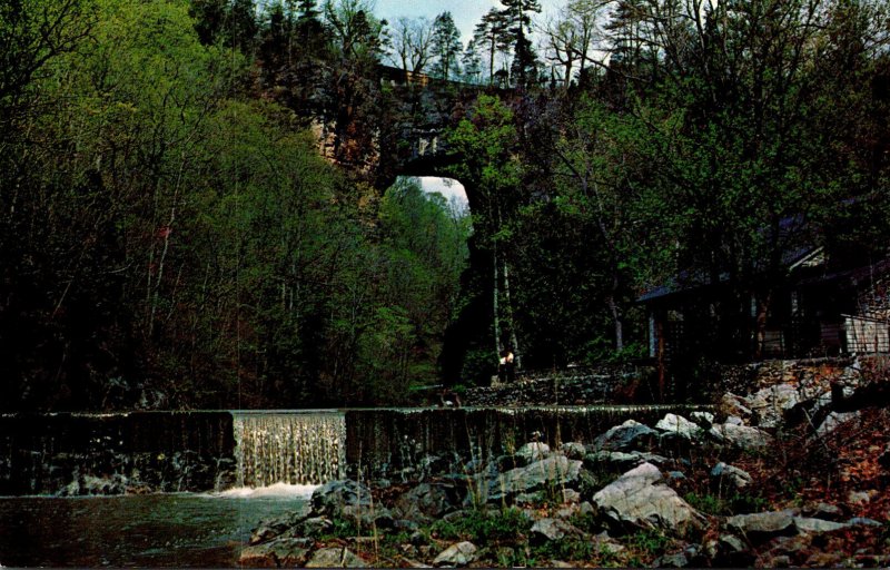 Virginia Natural Bridge View Of Natural Bridge and Water Falls