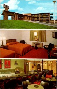 West Branch, IA Iowa  PRESIDENTIAL MOTOR INN  Roadside Motel  ROOM/BAR  Postcard