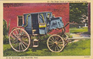 Stage Coach Of General Andrew Jackson At Hermitage Near Nashville Tennessee C...