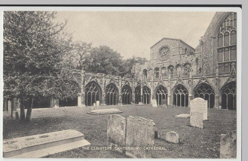 Kent; The Cloisters, Canterbury Cathedral PPC By A Wildey, Unused, c 1920's