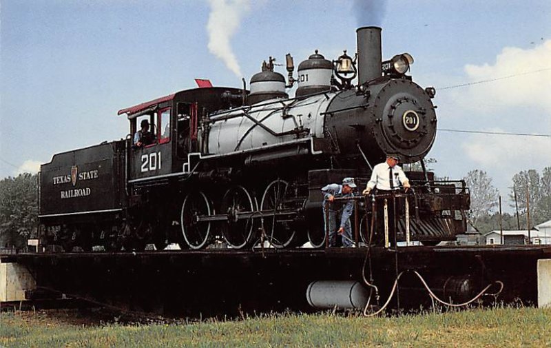 Texas State Railroad's locomotive number 201 Railroad, Misc. Unused 