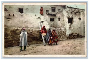 1911 View Of Streets Of Valley Acoma New Mexico NM Phostint Vintage Postcard 