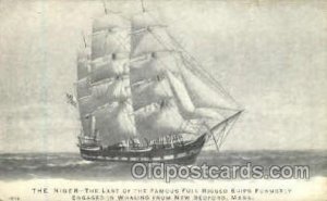 The Niger Sail Ship Unused very light internal creases hard to see from front...