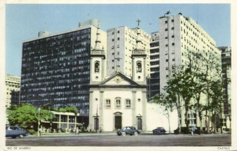 brazil, RIO DE JANEIRO, Castelo, Saint Luzia Church (1960s)