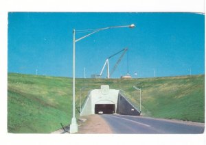 Dwight D. Eisenhower Lock Tunnel Massena, New York Vintage Chrome Postcard