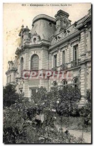 Old Postcard Compans Chateau East Facade