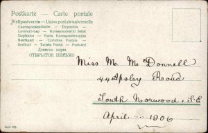 Fertility Fantasy Babies Toddlers Play Orchestra Instruments c1910 Postcard