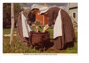 Washing Wool, Ross Farm, New Ross, Nova Scotia