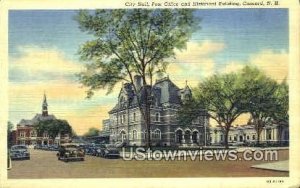 City Hall, Post Office - Concord, New Hampshire NH  