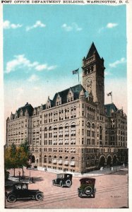 Vintage Postcard 1920's View of Post Office Department Building Washington D. C.