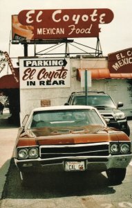 El Coyote Mexican Restaurant Los Angeles USA Plain Back Postcard