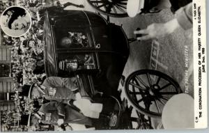 Queen Elizabeth Coronation Real Photo Postcard