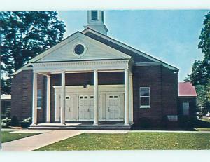 Unused Pre-1980 CHURCH SCENE Hazardville Connecticut CT L3706