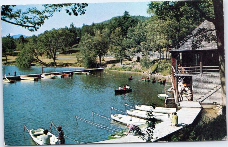 Silver Bay, New York Lake Boat Dock and House United States