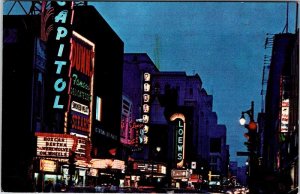 Postcard SHOPS SCENE Montreal Quebec QC AK8505