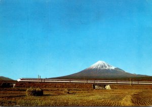 Canada Montreal Expo 67 Japanese Pavilion Mt Fuji and The Superexpress Train