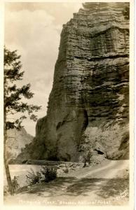 WY - Shoshone National Forest, Hanging Rock - RPPC