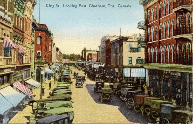 Canada - Ontario, Chatham. King Street looking West