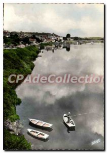 Postcard Modern Castillon La Bataille The Banks Of The Dordogne